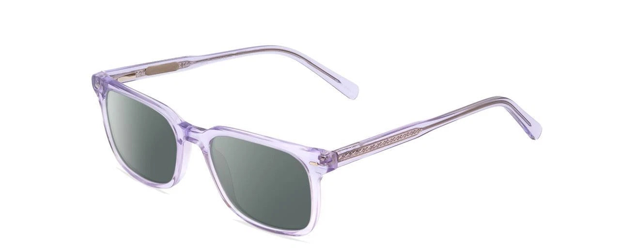 Ernest Hemingway H4854 Cateye Polarize Sunglass Lilac Purple Crystal Silver 54mm
