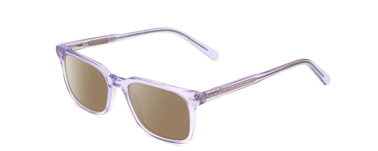 Ernest Hemingway H4854 Cateye Polarize Sunglass Lilac Purple Crystal Silver 54mm